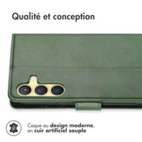 imoshion Étui de téléphone portefeuille Luxe Samsung Galaxy S24 - Vert