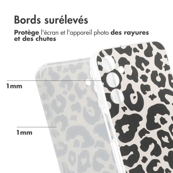 imoshion Coque Design Samsung Galaxy A25 (5G) - Leopard Transparent