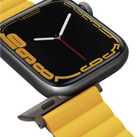 Uniq Bracelet Revix réversible Apple Watch Series 1 t/m 11 / SE / Ultra (44/45/46/49 mm) - Mustard / Khaki
