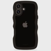 Holdit Coque Wavy Apple iPhone 16 - Black / Transparent