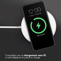 Accezz Coque Liquid Silicone Samsung Galaxy A37 (5G) - Stone
