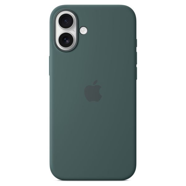 Apple Coque en silicone MagSafe Apple iPhone 16 Plus - Lake Green