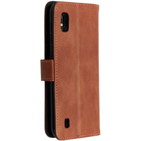 imoshion Étui de télephone portefeuille de luxe Samsung Galaxy A10 - Marron