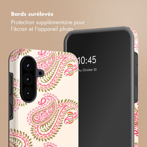 Selencia Coque arrière Vivid Samsung Galaxy A57 (5G) - Paisley Blush