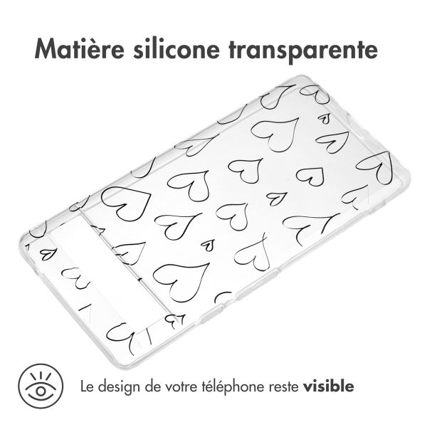 imoshion Coque Design Google Pixel 6a - Hearts