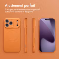 imoshion Coque Couleur avec MagSafe Apple iPhone 17 Pro Max - Neon Orange