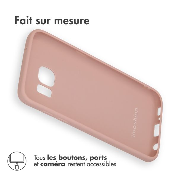 imoshion Coque Couleur Samsung Galaxy S7 - Dusty Pink