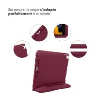imoshion Coque kidsproof avec poignée Apple iPad 9 (2021) 10.2 pouces / iPad 8 (2020) 10.2 pouces / iPad 7 (2019) 10.2 pouces - Velvet Plum