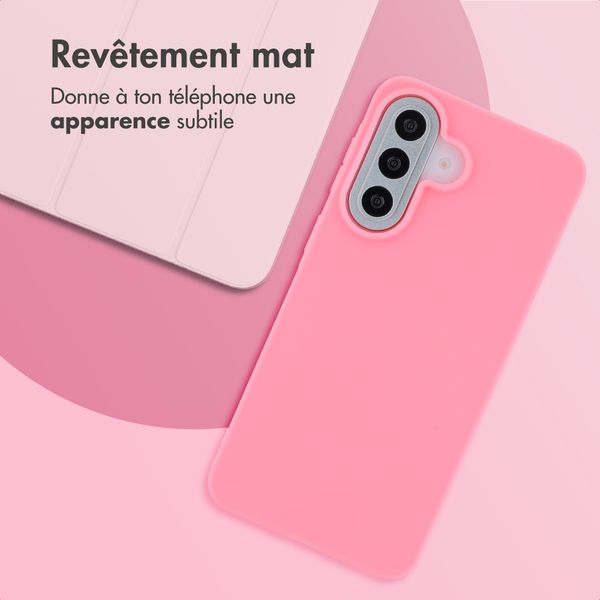 imoshion Coque Couleur Samsung Galaxy A57 (5G) - Bubblegum Pink