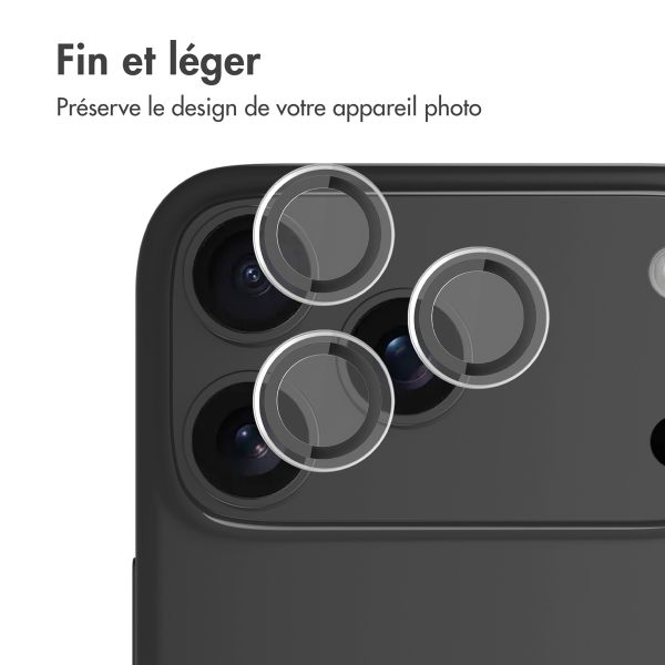 imoshion Protection d'objectif d'appareil photo (pack de 2) Apple iPhone 17 Pro / 17 Pro Max - Transparent