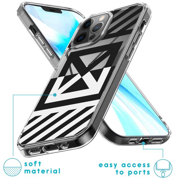 imoshion Coque Design iPhone 12 (Pro) - Graphic - Transparent