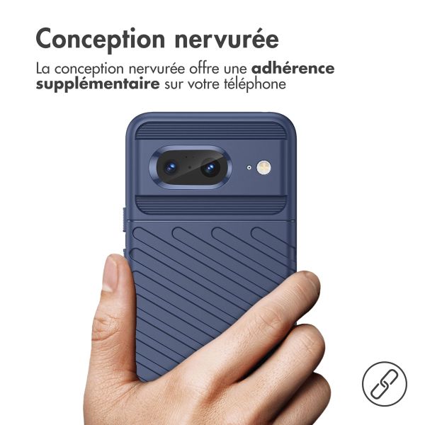 imoshion Coque Arrière Thunder Google Pixel 8 - Bleu foncé 