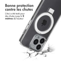 Accezz Coque Ring Stand avec MagSafe Apple iPhone 13 Pro - Transparent