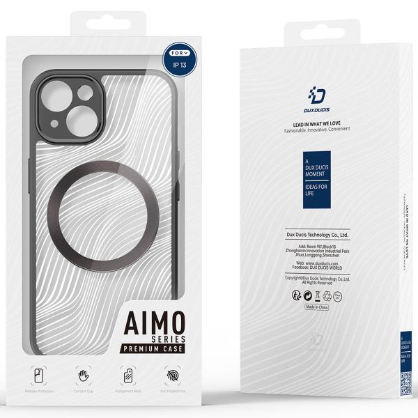 Dux Ducis Coque arrière Aimo avec MagSafe iPhone 13 - Transparent