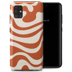 Selencia Coque arrière Vivid Tough Samsung Galaxy A51 - Dream Swirl Orange