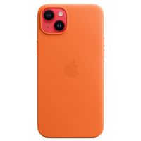 Apple Coque Leather MagSafe iPhone 14 Plus - Orange