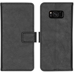 imoshion Étui de télephone portefeuille de luxe Samsung Galaxy S8 - Noir