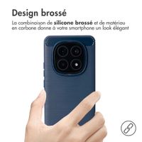 imoshion Coque Brushed Xiaomi Redmi Note 15 Pro Plus (5G) - Bleu foncé