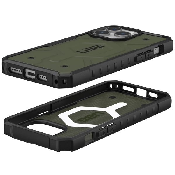UAG Coque Pathfinder MagSafe Apple iPhone 15 Pro Max - Olive Drab