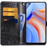 imoshion Etui de télephone Mandala Oppo Reno4 Z 5G - Noir