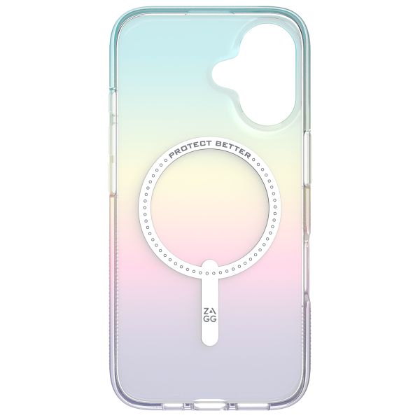 ZAGG Coque Milan Snap avec MagSafe iPhone 16 - Iridescent