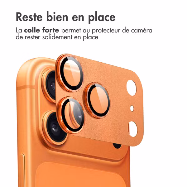 imoshion Protection Caméra en verre trempé 2 Pack Apple Apple iPhone 17 Pro - Cosmic Orange