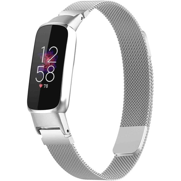 imoshion Bracelet magnétique milanais Fitbit Luxe - Taille S - Argent