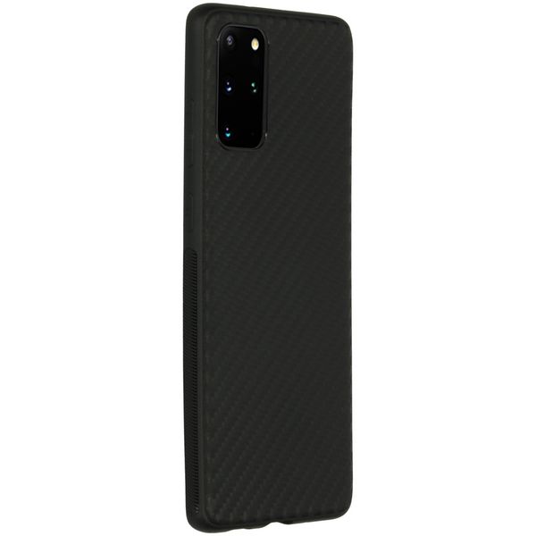 Coque silicone Carbon Samsung Galaxy S20 Plus - Noir