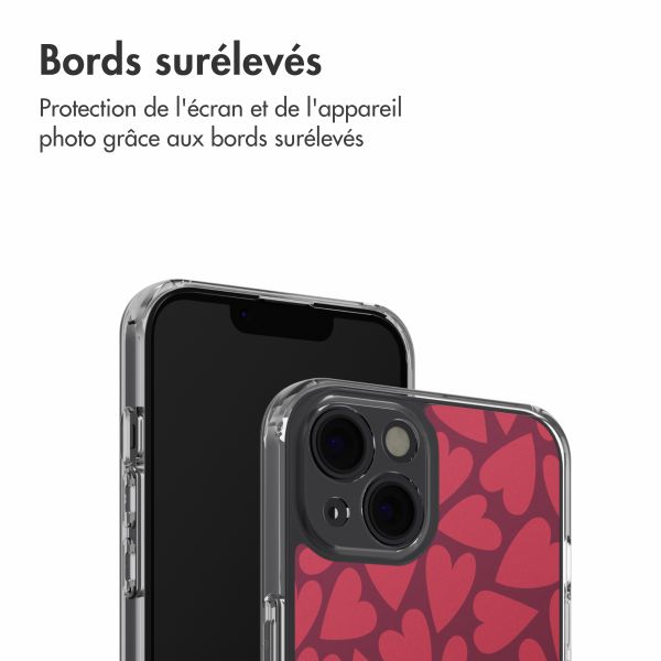 imoshion Coque Design Apple iPhone 13 - Hearty Coral Dust