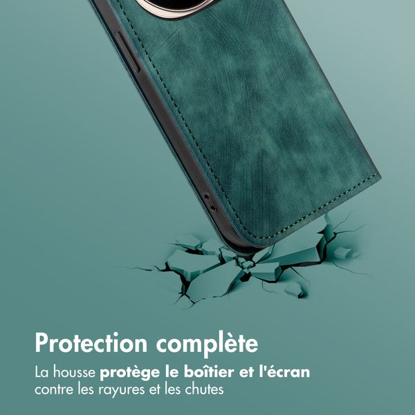 imoshion Étui de téléphone portefeuille Slim Honor Magic8 Pro - Vert