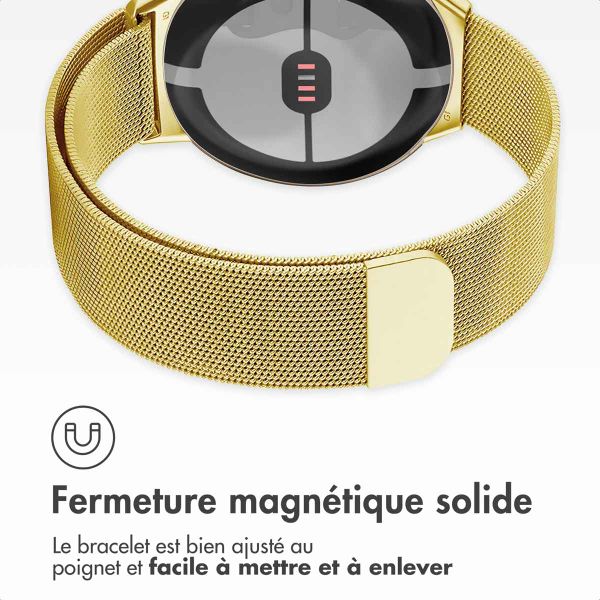 imoshion Bracelet magnétique milanais Google Pixel Watch / Watch 2 / Watch 3 / Watch 4 (41 mm) - Doré