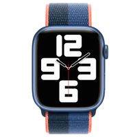 Apple Bracelet Sport Loop Apple Watch Series 1 t/m 11 / SE / Ultra (44/45/46/49 mm) - Blue Jay/Abyss Blue