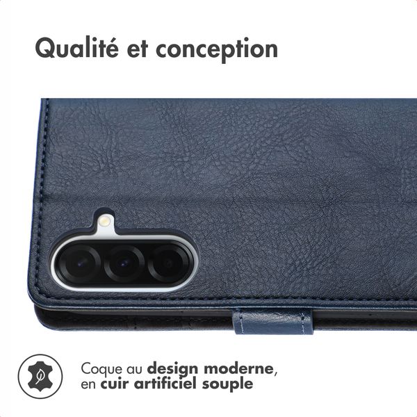 imoshion Étui de télephone portefeuille Samsung Galaxy A57 (5G) - Bleu foncé