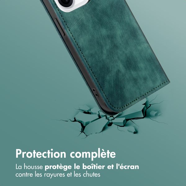 imoshion Étui de téléphone portefeuille Slim Oppo Reno 15F - Vert