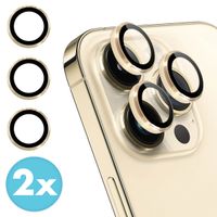 imoshion ﻿Lot de 2 protections d'objectif de caméra iPhone 14 Pro / 14 Pro Max - Dorée