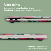 imoshion Coque Design Laptop MacBook Pro 14 pouces (2021 / 2023 M3 chip / 2024 M4 chip) - A2442 / A2779 / A2918 / A3112 / A3185 / A3401 - Floral Water Color