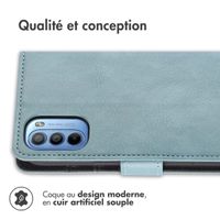 imoshion Étui de télephone portefeuille Motorola Moto G14 - Bleu clair