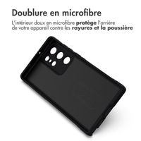 imoshion Coque arrière EasyGrip Samsung Galaxy S22 Ultra - Noir