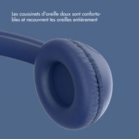 imoshion Casque filaires pour enfants - Câble AUX - Limiteur de décibels - Denim Blue