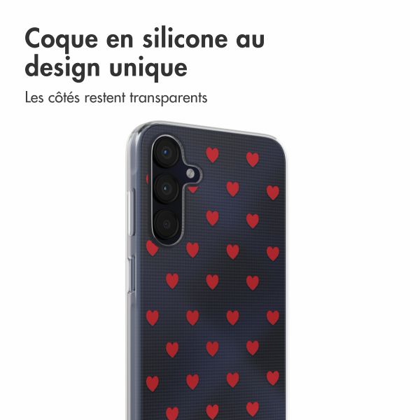 imoshion Coque Design Samsung Galaxy A35 - Red Hearts