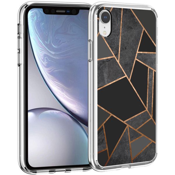 imoshion Coque Design Apple iPhone Xr - Black Graphic