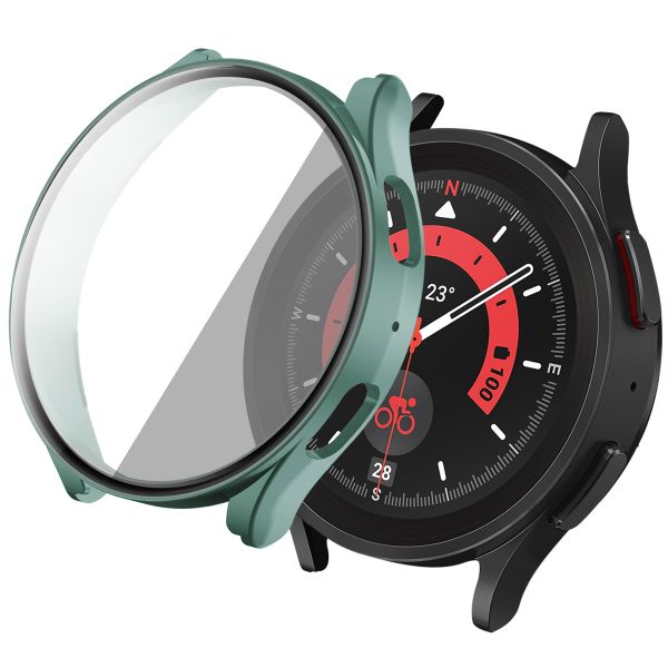 imoshion Coque rigide à couverture complète Samsung Galaxy Watch 5 40 mm - Vert foncé