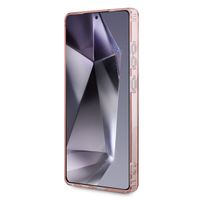 Guess Coque MagSafe IML Glitter Gradient Samsung Galaxy S25 Ultra - Rose