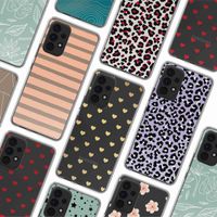 imoshion Coque Design Samsung Galaxy A53 - Striped peach reverse