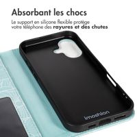 imoshion Étui de télephone portefeuille Design Apple iPhone 16 - Botanica