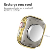 imoshion Coque rigide brillante à couverture complète Apple Watch Ultra / Ultra 2 / Ultra 3 - 49 mm - Doré