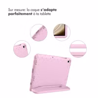 imoshion Coque kidsproof avec poignée Samsung Galaxy Tab A11 Plus / A9 Plus - Rose clair
