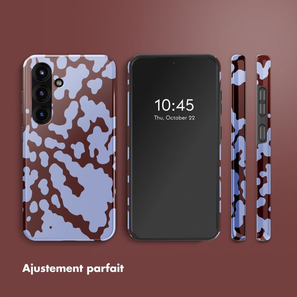 Selencia Coque arrière Vivid avec MagSafe Samsung Galaxy S25 - Moo'd Lavender Glow