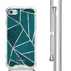 imoshion Coque Design avec cordon Apple iPhone SE (2022 / 2020) / 8 / 7 - Petrol Green Graphic
