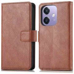 imoshion Étui de télephone portefeuille Oppo A40 (4G) / Oppo A40M (4G) / Oppo A60 (5G) - Marron